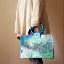 画像をギャラリービューアに読み込む, 黒谷和紙のバッグ-海洋-(暮らしの中の 和紙のかたち)