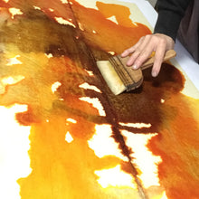 画像をギャラリービューアに読み込む, 黒谷和紙の長財布-炎-(暮らしの中の 和紙のかたち)