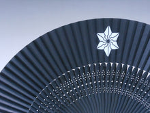 画像をギャラリービューアに読み込む, 婦人用夏扇子 「BAKI柄扇子」総BAKI柄 黒地(山武扇舗)