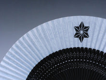 画像をギャラリービューアに読み込む, 婦人用夏扇子「BAKI柄扇子」総BAKI柄 白地(山武扇舗)