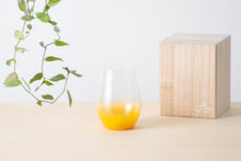 画像をギャラリービューアに読み込む, 漆グラス「はなひらく」タンブラー大(黄)うるしのしごと