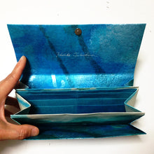 画像をギャラリービューアに読み込む, 黒谷和紙の長財布-海洋-(暮らしの中の 和紙のかたち)