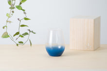 画像をギャラリービューアに読み込む, 漆グラス「はなひらく」タンブラー大(青)うるしのしごと