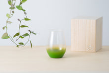 画像をギャラリービューアに読み込む, 漆グラス「はなひらく」タンブラー大(緑) うるしのしごと