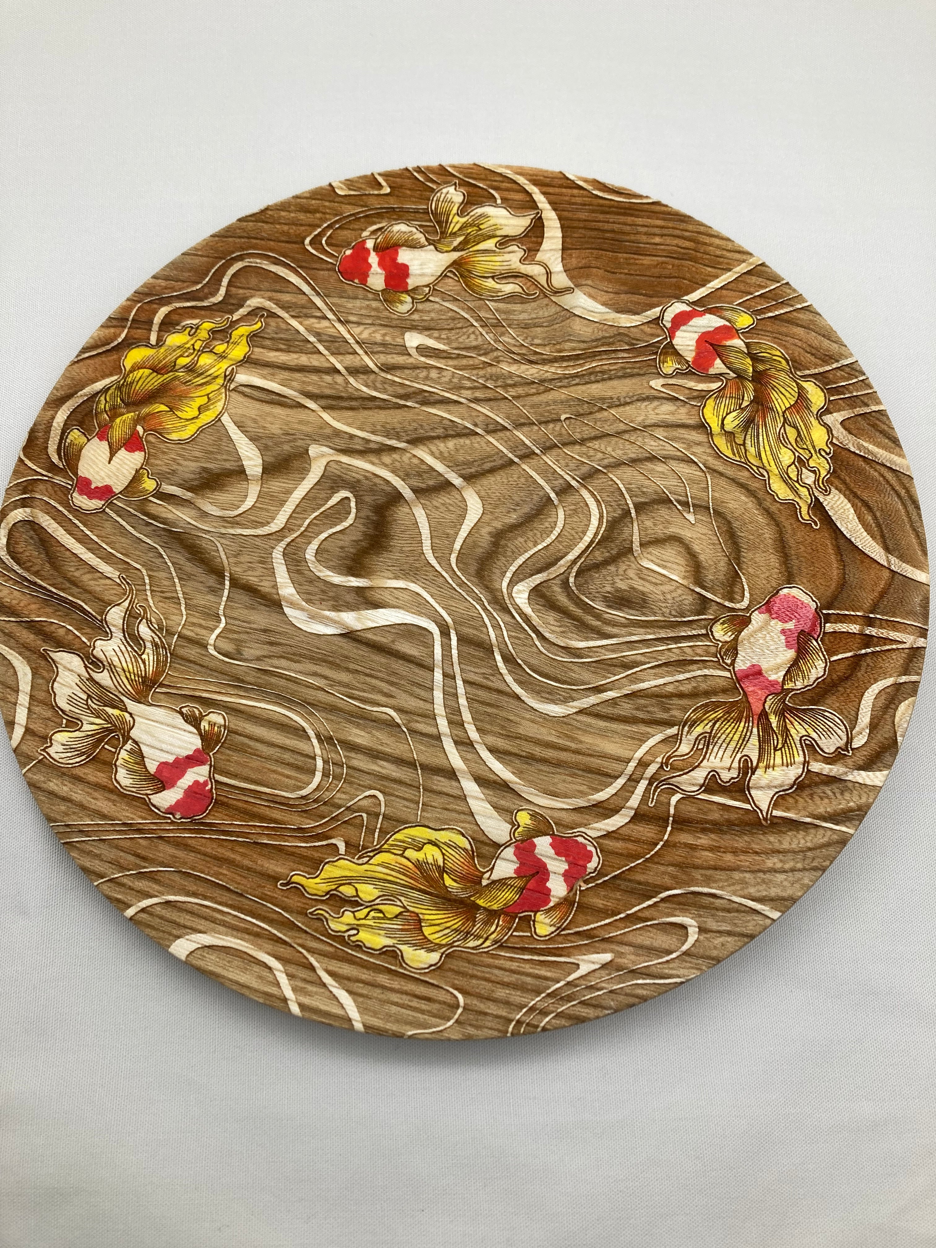 大皿－金魚－（Sansai） – 京の逸品物語