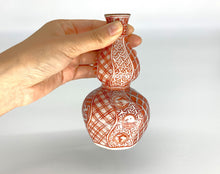 画像をギャラリービューアに読み込む, 赤絵祥瑞徳利(京焼 岩華)