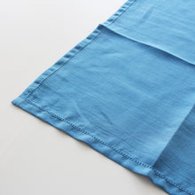 画像をギャラリービューアに読み込む, KYOTO BLUE ハンカチ ボタニカルダイ 花染め麻はんかち 桔梗(山本仁商店)