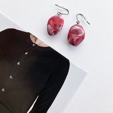 画像をギャラリービューアに読み込む, 石をモチーフにした和紙ピアス-礫-(暮らしの中の 和紙のかたち)