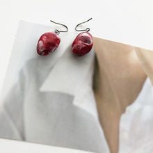 画像をギャラリービューアに読み込む, 石をモチーフにした和紙ピアス-礫-(暮らしの中の 和紙のかたち)