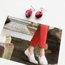 画像をギャラリービューアに読み込む, 石をモチーフにした和紙ピアス-礫-(暮らしの中の 和紙のかたち)