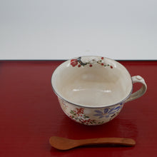 画像をギャラリービューアに読み込む, 四季草花 スープカップ-梅・桜・鉄線・萩-(俊山窯)