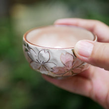画像をギャラリービューアに読み込む, 面取りぐい吞み-桜-(俊山窯)
