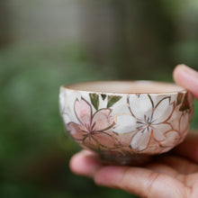 画像をギャラリービューアに読み込む, 面取りぐい吞み-桜-(俊山窯)