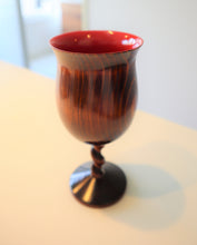 画像をギャラリービューアに読み込む, 杉ワイングラス漆塗り≪内面黒または朱≫(山田木工所)